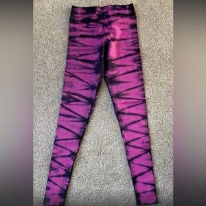 NUX pink tie dye leggings size Medium